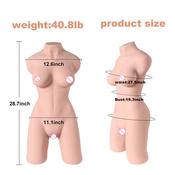 Realistic Adult Pussy 3D Man Masturbator Half Body Woman Torso Sex Doll For Man from Automatic Woman